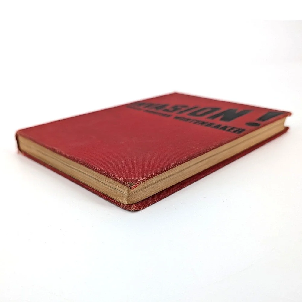 Invasion! 1944 1st Edition with Handwritten Military Inscription Wertenbaker WW2